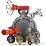 Válvula de mariposa bi-offset