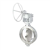 Válvula de mariposa tipo oblea de triple compensación