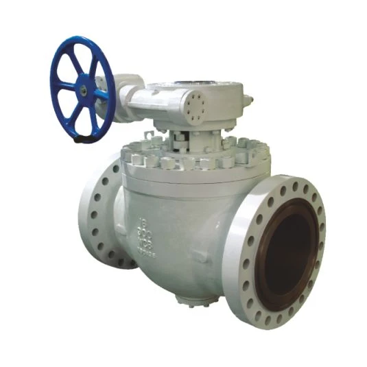 Válvula de bola Trunnion de entrada superior